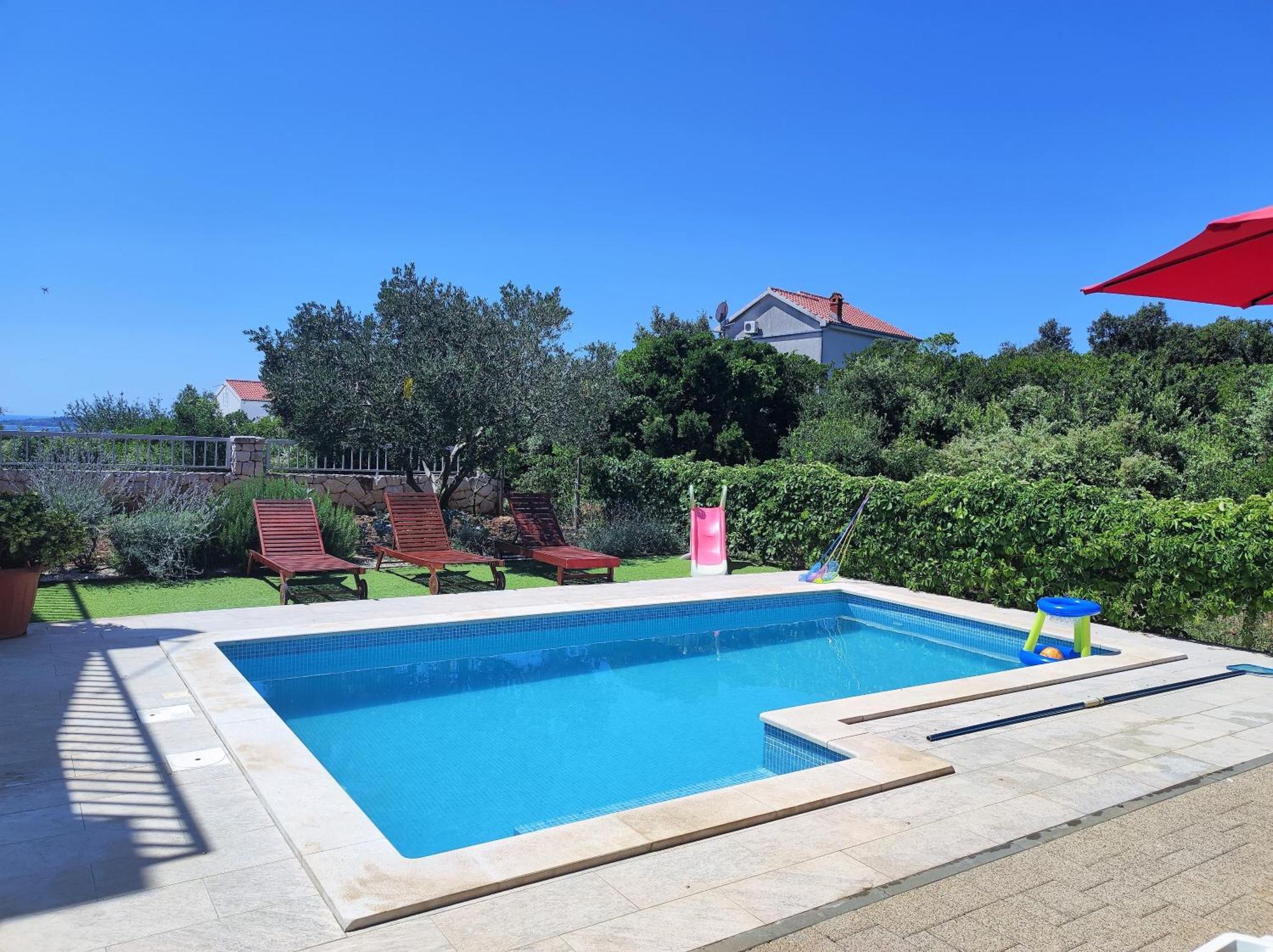 Holiday House Nena With Pool Вінішчє Екстер'єр фото